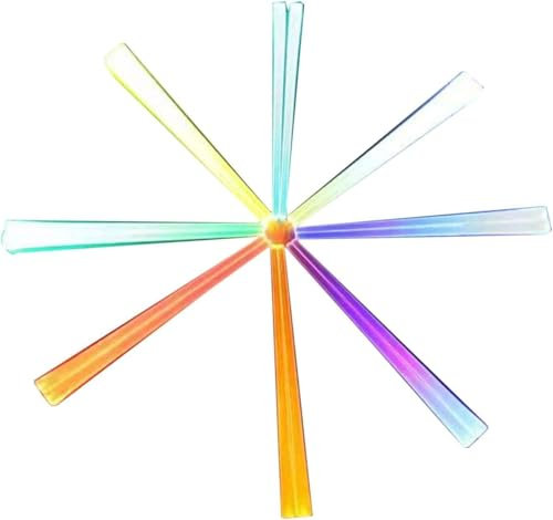 Palillos brillantes, 1 par de palillos de sable de luz, vajilla reutilizable (7 colores)