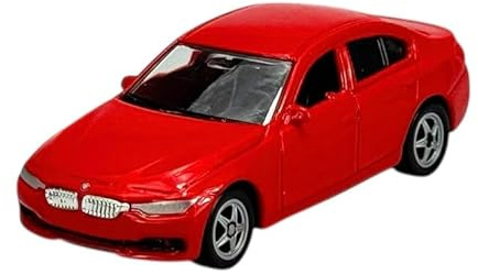 Welly Modell Auto Kompatibel mit BMW 3er F30 335i Limousine Rot 2011-2019 ca 1/60-1/64 1:60 Neu Modell Auto 7cm