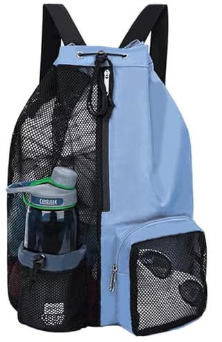 YGCHEN Bolsa de Natación de Malla, Mochila Deportiva Multiusos, Bolsa de Piscina Secado Rápido, Ideal para Piscina, Playa, Gimnasio (Hombre, Mujer)