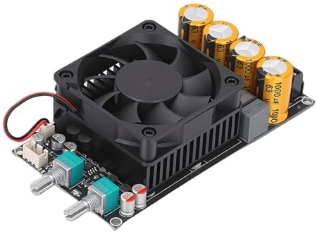 Sxhlseller 600W Active Subwoofer Amplifier Board, Single Channel TPA3255 Mono Amp Module with Low Pass Filter, Adjustable Frequency and Volume for Audio Systems