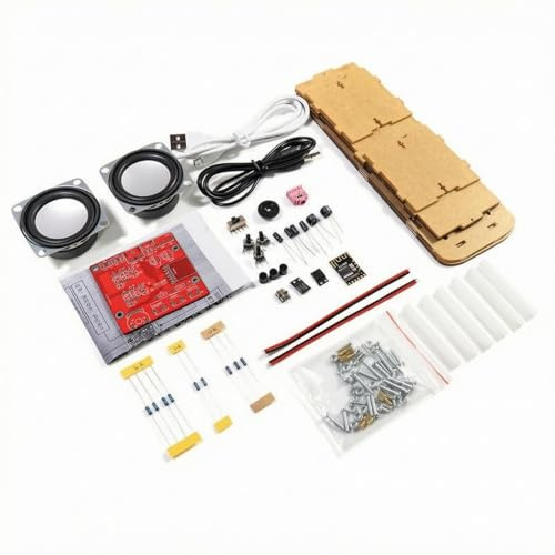 BaotyJie Bluetooth Audio Assembly DIY Bluetooth Speaker Kit Two Channel Circuit Board Soldering Project With USB Power And Audio, style to 2