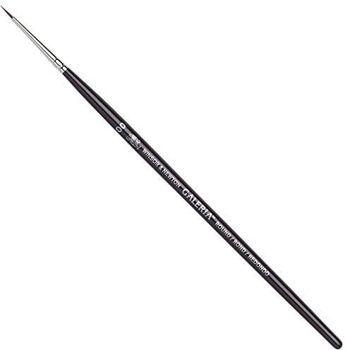 Winsor & Newton Galeria Pinceau Rond Manche Court N°00