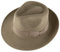 Alpenleder Hut - Modell: Palermo (Handgefertigt) - Nachhaltiges Bio-Filz aus regionaler Landwirtschaft | Fedora Wollhut, Hüte Damen & Herren, Filzhut *Fair Produziert* (Größe M, 57-58cm, Dark Khaki)