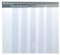PVC-Streifenvorhang Industrie-Streifenvorhang 3x300mm, BxH 1,50x2,25m, transparent, komplett vormontiert, verzinkt, wetterfest, spritzwassergeschützt