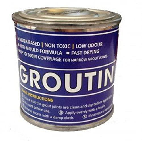 White Tile Grout Paint Ideal to refurbish Tile Grout in bathrooms and Kitchens