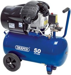 Draper 29355 50L 230V 2.2Kw (3Hp) Air Compressor