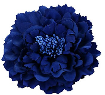 ZUMUii Butterme Multicolor Chiffon Fleurs Pétale Clip de Cheveux Clip Bow Barrettes Accessoires Alligator Clip Girls Headwear Coiffe Flower Bow Hairclip (Bleu foncé)