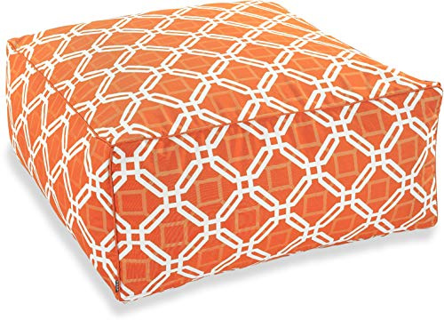 H.O.C.K. Natolda Outdoor Kissen inkl. Füllung/Hocker/Lounger (90x90x40cm (Lounger), Orange)