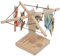 Geschenke 24 Geldwäschespinne (Stern-Design) - Verpackung für Geldgeschenke Geburtstag, Geldbaum kaufen - Geburtstagsgeschenk für Männer und Frauen aus Holz
