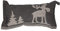 Jokipiin | 1 Saunakissen Lieblingskissen Reisekissen | Design: Elch | Maße: 40 x 22 cm, Leinen/Baumwolle | schadstofffrei Ökotex 100 | hergestellt in Finnland