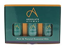 Absolute Aromas Summer Essential Oils Pack - Set of 3 x 10ml - 100% Pure Citronella, Lemongrass & Tea Tree Essential Oils – for Aromatherapy and Diffusers