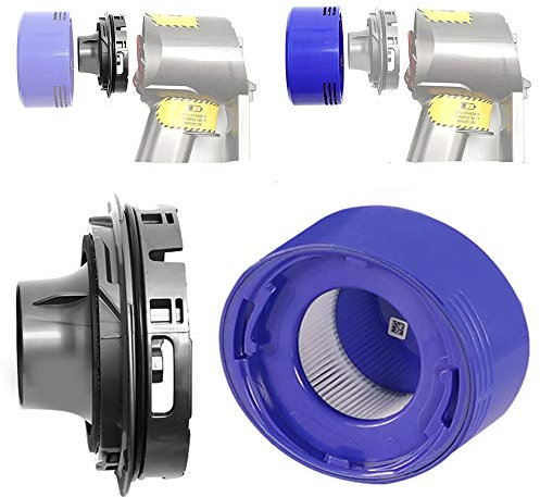 Motorabdeckung für Dyson V7 V8 Ersatzteile, HEPA-Heckfilter für Dyson V7 V8 Staubsauger Zubehör