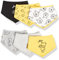 Amazon Essentials Disney | Marvel | Star Wars Unisex Kinder Lätzchen, 6er-Pack, Winnie The Pooh Oh Bother!, Einheitsgröße