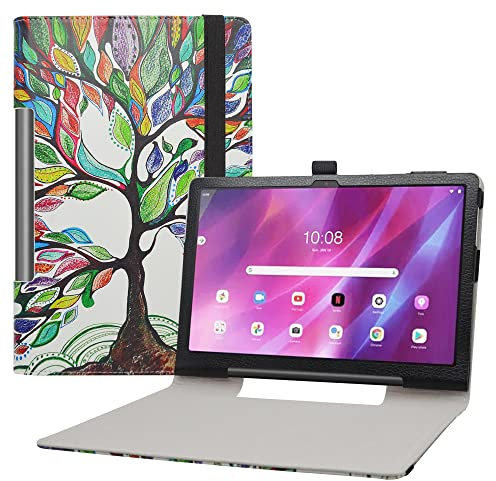 LIFANG Cover per Lenovo Yoga Tab 11,Slim Ultra pelle sottile e leggera Cover Case Custodia per 11 Lenovo Yoga Tab 11 (YT-J706F) Tablet(Not Fit Other Models),Love Tree