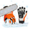 Vgo... 1Paar Kettensägen-Winterhandschuhe, Sicherheits-Kuhleder-Arbeitshandschuhe, Mechanikerhandschuhe,12-Schicht-Kettensägenschutz 0℃/32°F(CA9760FLWP)
