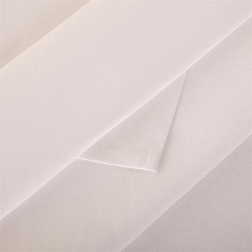 Servietten Weiß Baumwolle Linon (Kochfest, Stoff, Deko, Hochzeit, Geburtstag, Party) (30x30 cm)