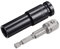 sourcing map 1/2 Drive Socket Accessory Set, 13mm Deep 6-Point Impact Socket 3 Length and 1/4 Hex Shank Adapter