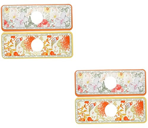 Cabilock 4 Piezas Almohadilla Absorbente Esteras del Fregadero De La Cocina Grifo Organizador De Fregadero De Secado Instantáneo Tap Pads Barro De Diatomeas Productos Domésticos Agua