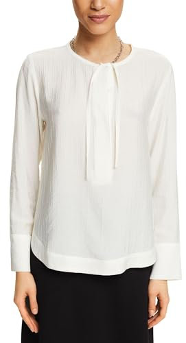 ESPRIT Damen 034ee1f340 Bluse, 055/Ice, Large