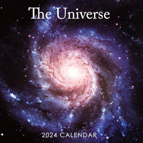 2024 Space Universe 30,5 x 30,5 cm quadratischer Wandkalender zum Aufhängen mit atemberaubender Fotografie Kein Plastik Täglich Wöchentlich Monatlich 12 Monate Familienplaner Organizer Kalender