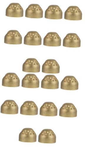 Toddmomy 20 Pcs Distributor wok Surface Burner Cap gas burner covers Gas Burner Caps Gas Range liner gas range cover gas burner head gas cooktop cover Fire Cover stove copper alloy gas hob