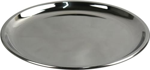 Fine Dining Stainless Steel Dinner Plate Mirror Finish (25cm)