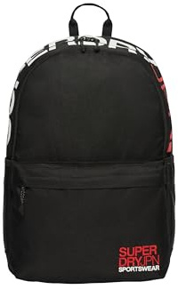 Superdry Damen Windyachter Montana Rucksack mit Logo Schwarz 1SIZE