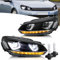VLAND Scheinwerfer Kompatibel für Golf 6 Golf MK6 TSI Halogen 2008-2013 (Nicht für TDI/GTI/R), 1 Satz (Regulär+d2h)
