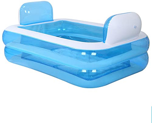 ISCBAFYX Aufblasbare Badewanne, Badewanne, Schwimmbad, verdickte Badewanne für Erwachsene, Badewanne mit großer Rückenlehne
