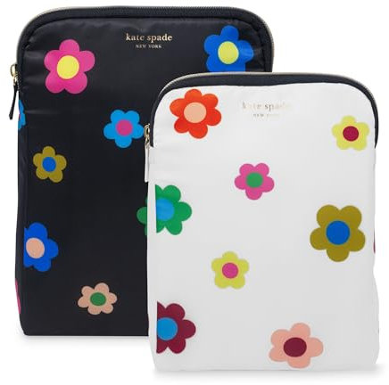 kate spade new york Isolierte Snack-Tasche mit Reißverschluss, wiederverwendbare Thermo-Sandwich-Tasche für Lunch-Tasche, Gingham-Garten