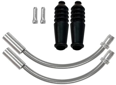 Hyuwdai 2pc Fahrrad Bremsbeläge Radfahren Bike V Bremse Halter Pads Schuhe Blöcke Gummi Reibung Felge Bremse Straße Stumm Fahrrad Bremse Pads(Bend Tube dust Cover)