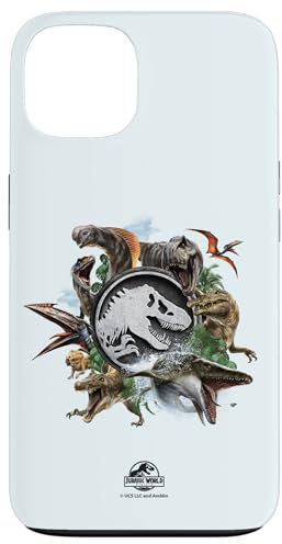 Jurassic World Rebirth Circle Logo Dinosaurs Case for iPhone 13