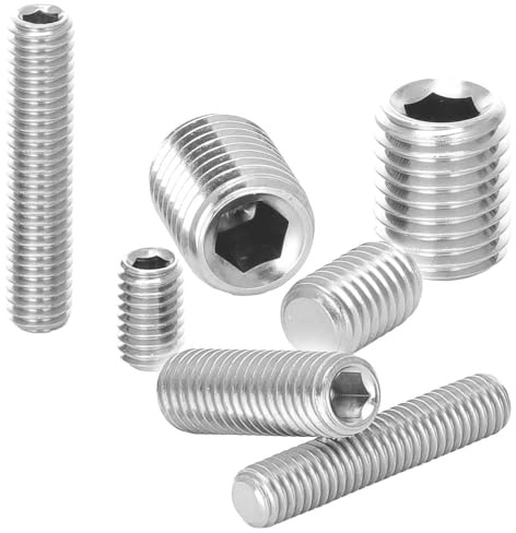 5 Stück Madenschrauben M6x5 Edelstahl A2 Innensechskant DIN 913 / ISO 4026 Gewindestift mit Kegelkuppe WIBTEC®