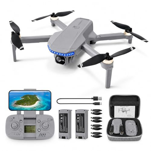 GPS Drones with Camera 4K UHD for Adults,Under 249g, MAX 60 Mins Flight Time,Professional Drone With Brushless Motor,Auto Return, Follow Me,Lightweight and Foldable Drone for Adults Beginner