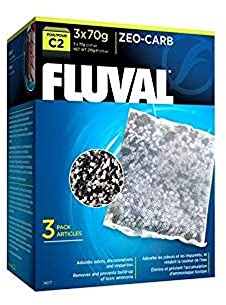 Fluval C2 Zeo Carb für mechanische Filtration 210 g 3er Pack