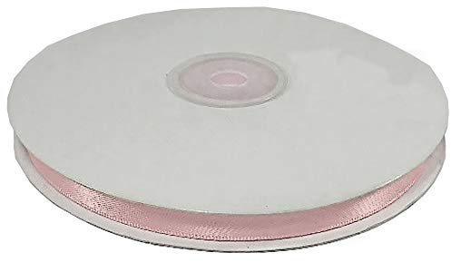 Double Faced Satin Ribbon crafts gift wrap florist (10mm or 16mm) (10mm x 50m, Baby Pink)
