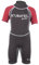 SCUBATEC 3mm Kindershorty Kids Wave, schwarz-rot, 128-134 (S)