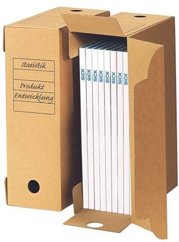 Top-Print Archivbox universal braun 332x245x111mm - 10 Stück