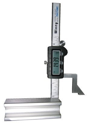 Digitaler Höhenmesser mit Bruchteilen, 100 mm