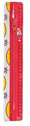 Opti S40-15-00752 Reißverschluss, 100Prozent Polyester, 00752 Rot, 15cm