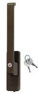 GU PSK Drehgriff abschließbar DIRIGENT 966 / 976 DIN rechts braun UC5 mit Aussperrsicherung