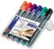 STAEDTLER Lumocolor 352 WP6 Bullet Tip Permanent Marker - Assorted Colours (Pack of 6)