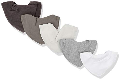 Pippi Babywear Halstücher 5er Pack Bibs Dreieckstücher Lätzchen (White 100)