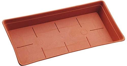 Bama Sottovaso, in Polipropilene, Rettangolare, 50 cm, Terracotta