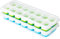 Eiswürfelform, Airabc 2er Pack Eiswürfelform Silikon Mit Deckelm, Platzsparend und stapelbar Ice Tray Ice Cube, LFGB Zertifiziert und BPA Frei Quadratische Eiswürfelschalen einfach Herauszunehmen
