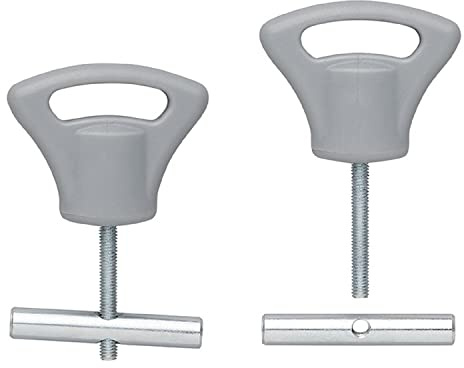 ProPlus 364258V01 2 x Endstopper mit Plastikkopf für Kederschiene Ø5-6mm