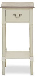 Premier Housewares 1 Drawer Side Table Bedside Tables Design Side Table Tall Lamp Table Contemporary 36 x 34 x 72