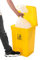 Curvaso Premium 68L Yellow Pedal Bin | Hands-Free Step On Waste Bin for Kitchen, Home & Office | Large Recycling Trash Can Indoor/Outdoor Use