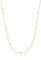 OROVI Damen Goldschmuck, Gold Kette mit Herzchen, 9 Karat (375) Gelbgold Herz Collier 42 cm