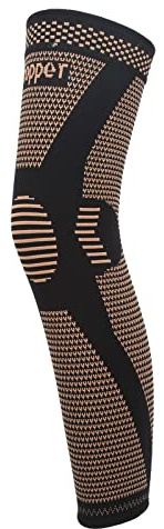 Sport-Knieschoner, Bein-Kompressionsmanschetten, lange Kniebandage, Stützbandage mit Gummizug Acj, Pcl, Meniskusriss, Arthritis, Sehnenscheidenentzündung, Männer und Frauen